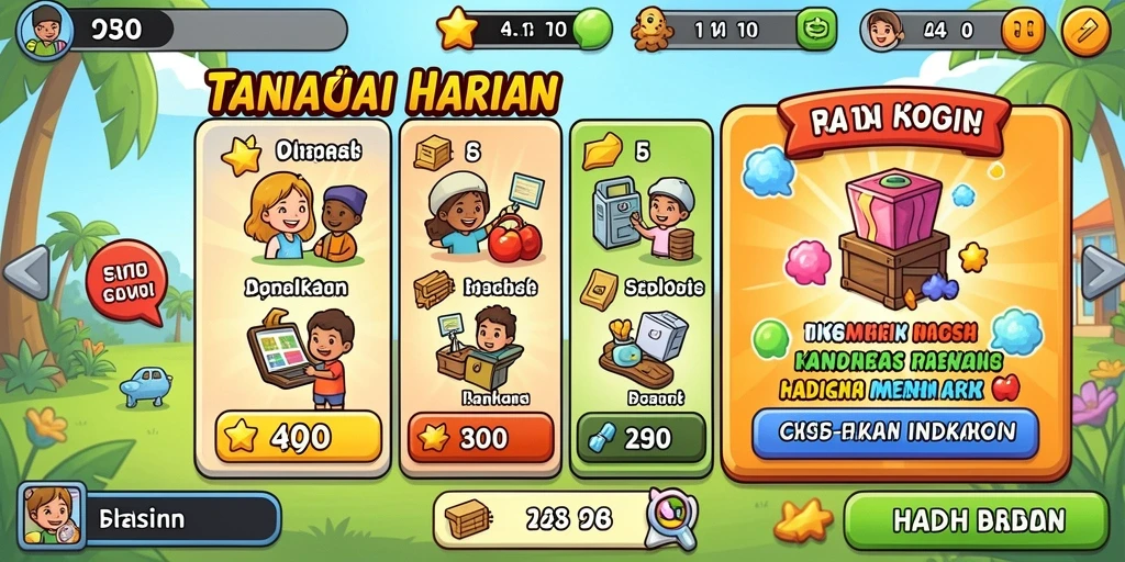 Tampilan antarmuka aplikasi yang modern dan menyenangkan.