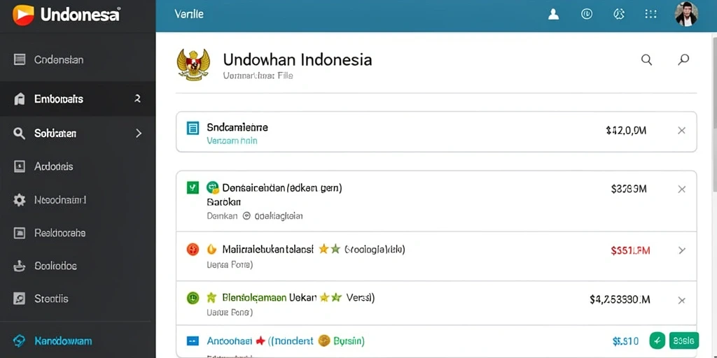 Tampilan antarmuka yang ramah pengguna.