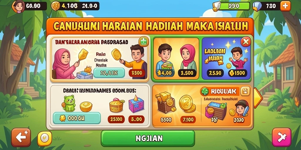 Tampilan antarmuka pengguna yang menarik dan sederhana.