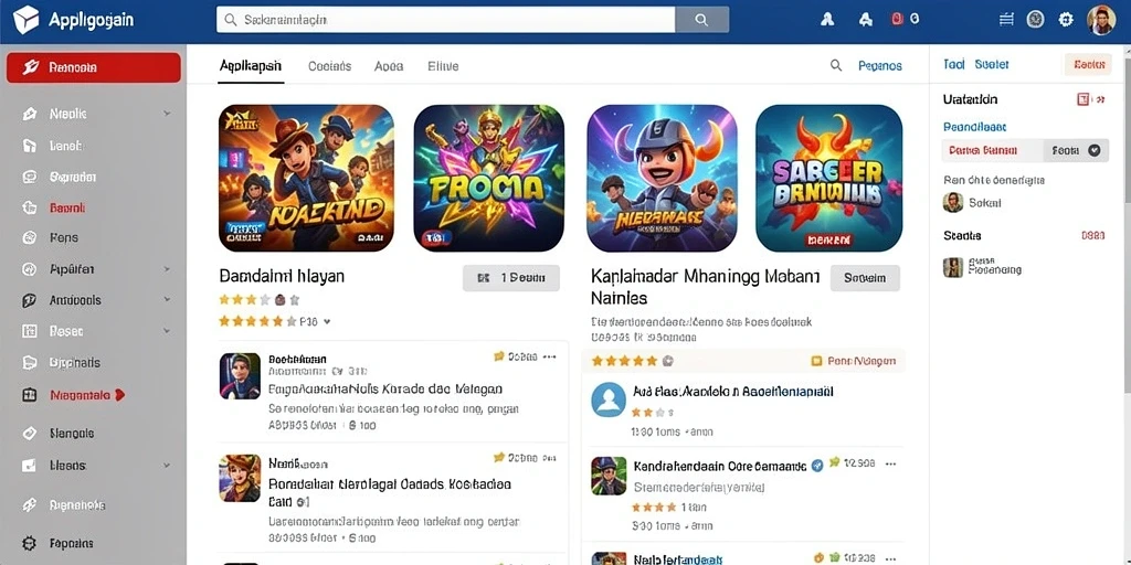 Tampilan utama RAJACUAN yang menarik dan penuh warna.