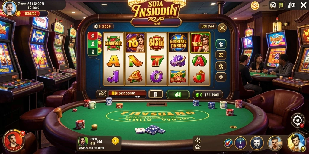 Screenshot menampilkan karakter utama dalam aksi petualangan.